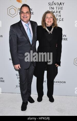 New York, NY, USA. 23rd Feb, 2017. Guest, Lucy Simon in attendance for SUNDAY IN THE PARK WITH GEORGE Revival Opening Night on Broadway, Hudson Theatre, New York, NY February 23, 2017. Credit: Steven Ferdman/Everett Collection/Alamy Live News Stock Photo