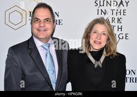 New York, NY, USA. 23rd Feb, 2017. Guest, Lucy Simon in attendance for SUNDAY IN THE PARK WITH GEORGE Revival Opening Night on Broadway, Hudson Theatre, New York, NY February 23, 2017. Credit: Steven Ferdman/Everett Collection/Alamy Live News Stock Photo