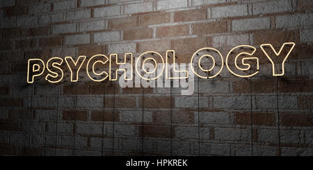 Psychology Neon Sign - Glowing Neon Sign On Brickwall Wall - 3D Rendered  Royalty Free Stock Illustration Stock Photo - Alamy