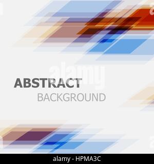 Abstract orange and blue business straight line background, stock vector Stock Vector