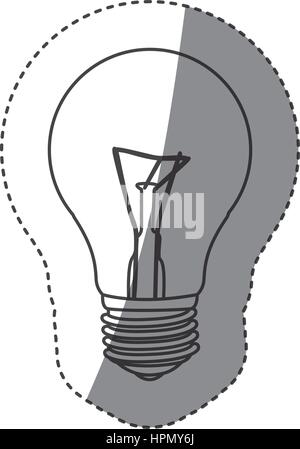 save bulb icon image Stock Vector