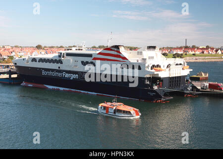 Ronne Harbour Bornholm Stock Photo - Alamy