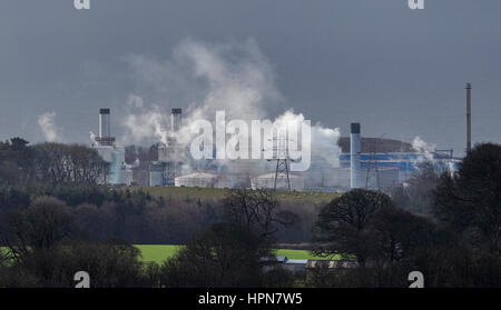 General view of Sellafield Nuclear power plant, in Cumbria. Stock Photo