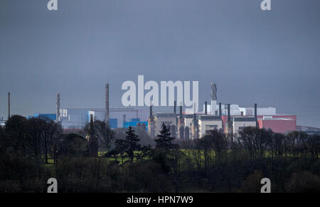 General view of Sellafield Nuclear power plant, in Cumbria. Stock Photo