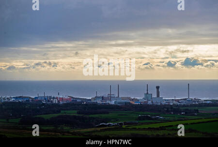 General view of Sellafield Nuclear power plant, in Cumbria. Stock Photo