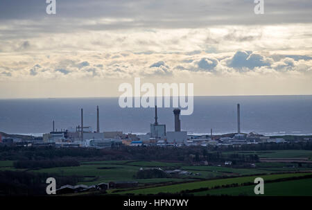 General view of Sellafield Nuclear power plant, in Cumbria. Stock Photo