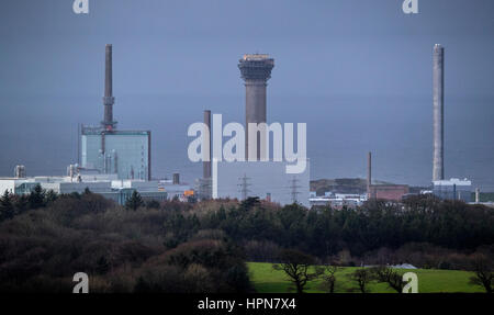 General view of Sellafield Nuclear power plant, in Cumbria. Stock Photo