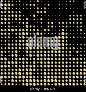 Vector illustration with four halftone patterns. bstract vector background. Stock Vector