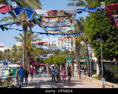 MERCADO MARINERO  MARKET near Passeig de la Mar San Antonio IBIZA Spain Balearic island Stock Photo