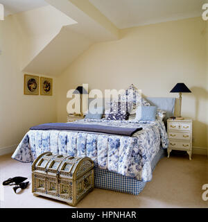 A classic style bedroom. Stock Photo