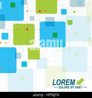 Vector background of the colorful hexagons. Modern stylish design Stock Vector