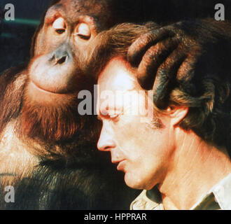 EVERY WHICH WAY BUT LOOSE 1977 Warner Bros film with Clint Eastwood Stock Photo