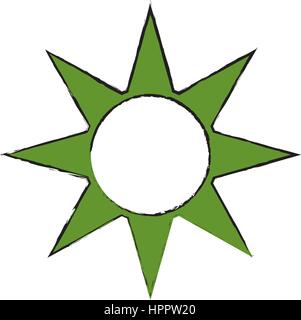 Sun energy symbol Stock Vector