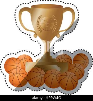 Basketball sport game Stock Vector