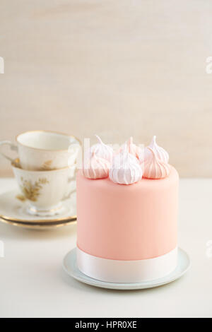 Raspberry & Vanilla Cake With Meringue Kisses – Kay's Kitchen