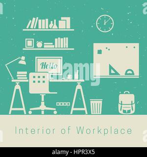 Workplace Stock Vector