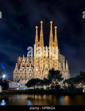 Cathedral of La Sagrada Familia. It is designed by architect Antonio ...