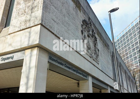 Manchester Crown Court building (Crown Square) Stock Photo