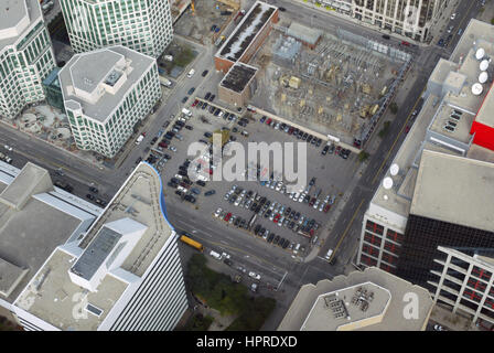 Aerial view of downtown Toronto Stock Photo