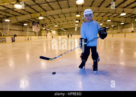 Gojahaven is an Inuit settlement in the far north of canada. Stock Photo