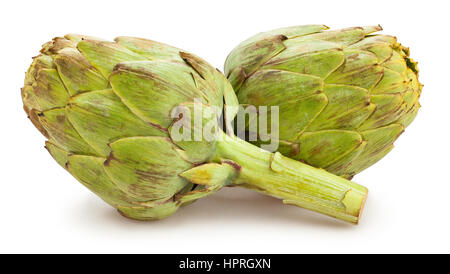 artichoke isolated Stock Photo