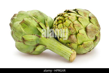 artichoke isolated Stock Photo