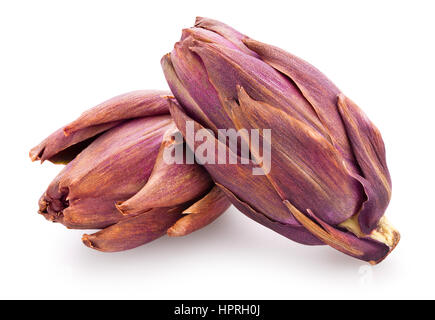 artichoke isolated Stock Photo