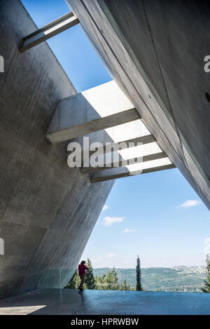 Yad vashem - official memorial to the victims of the Holocaust, Jerusalem, Israel Stock Photo