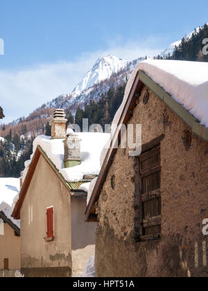 Typical swiss winter season landscape. January 2011, Switzerland Stock ...