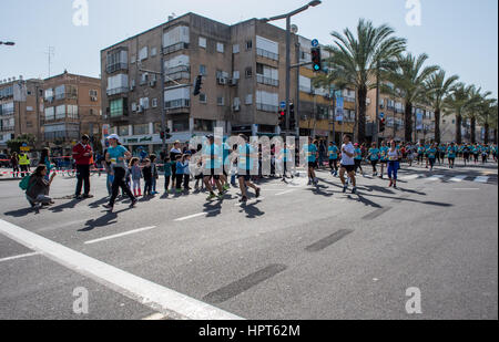 Tel Aviv Yafo, Israel. 24th Feb, 2017. 2017 Tel Aviv Samsung Marathon, Israel Credit: Michael Jacobs/Alamy Live News Stock Photo