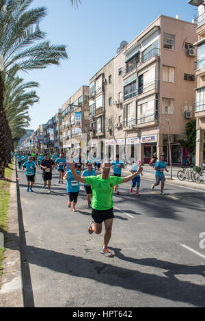 Tel Aviv Yafo, Israel. 24th Feb, 2017. 2017 Tel Aviv Samsung Marathon, Israel Credit: Michael Jacobs/Alamy Live News Stock Photo