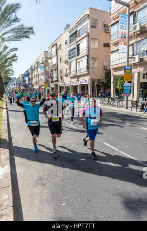 Tel Aviv Yafo, Israel. 24th Feb, 2017. 2017 Tel Aviv Samsung Marathon, Israel Credit: Michael Jacobs/Alamy Live News Stock Photo