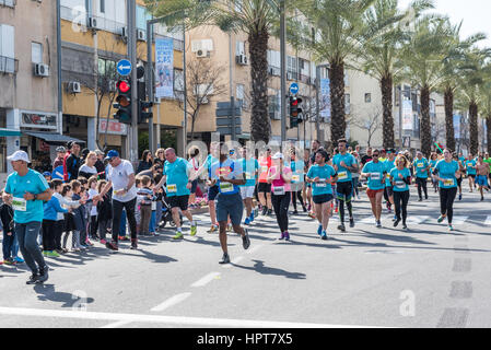 Tel Aviv Yafo, Israel. 24th Feb, 2017. 2017 Tel Aviv Samsung Marathon, Israel Credit: Michael Jacobs/Alamy Live News Stock Photo