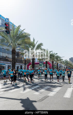 Tel Aviv, Israel. 24th February 2017. 2017 Tel Aviv Samsung Marathon, Israel Credit: Michael Jacobs/Alamy Live News Stock Photo