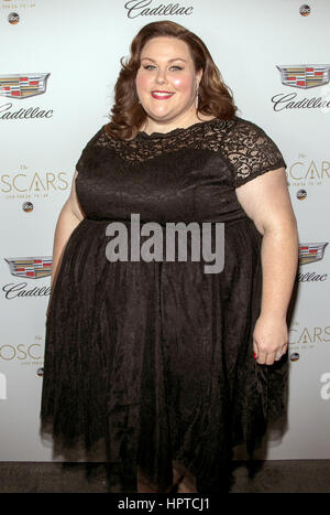 Los Angeles, California, USA. 24th Feb, 2017. Chrissy Metz arrives at the Cadillac Oscar Week Celebration at Hotel Chateau Marmont in Los Angeles, USA, on 23 February 2017. Photo: Hubert Boesl Foto: Hubert Boesl/dpa Credit: dpa picture alliance/Alamy Live News Stock Photo