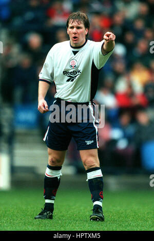 ANDY TODD BOLTON WANDERERS FC 01 January 1998 Stock Photo