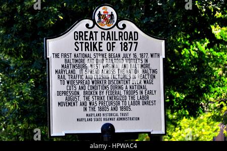 Great Railroad Strike, 1877 Stock Photo - Alamy