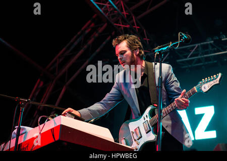 Gaz Coombes - Supergrass - Performing Live At Liverpool Sound City Festival May 2015 Stock Photo