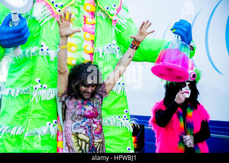 Wayne Coyne - The Flaming Lips Backstage At Liverpool Sound City Festival May 2015 Stock Photo