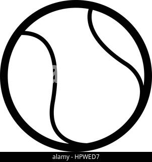 Tennis ball isolated on white Stock Vector