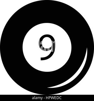 Billiard ball icon Stock Vector