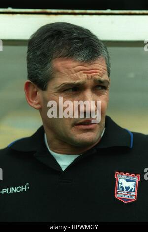 GEORGE BURLEY IPSWICH TOWN MANAGER 02 September 1998 Stock Photo