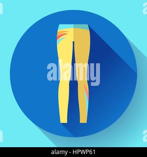 Slim fit Leggings pants fashion flat sketch vector illustration template  front, back and side view. Girls Long Legging mock up Stock Vector Image &  Art - Alamy