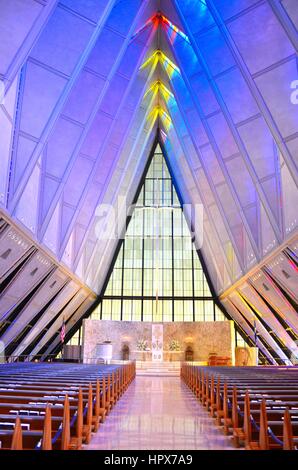 The Chapel at The United States Air Force Academy Colorado Springs CO ...