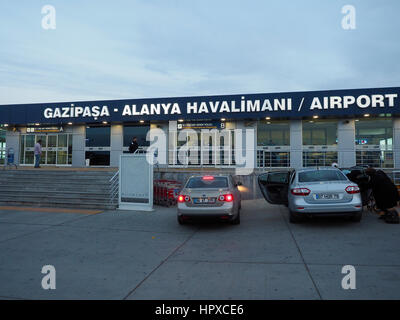 GAZIPASA AIRPORT ALANYA TURKEY Stock Photo