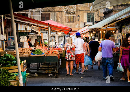 Italy, Palermo, Ballarò fruit market Stock Photo