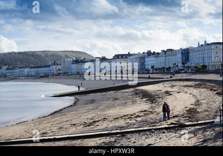 South Parade,Llandudno,Conwy County,North Wales Stock Photo