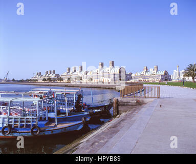 The Souq Al Markazi fom Corniche, Al Rolla Square, Sharjah, United Arab Emirates Stock Photo