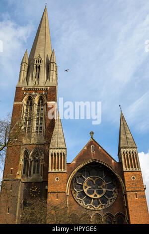 A view of the historic St. Augustines Church in Kilburn, London. Stock Photo