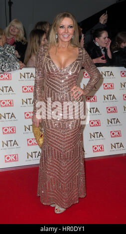 The National Television Awards held at the O2 Arena - Arrivals  Featuring: Carol Vorderman Where: London, United Kingdom When: 25 Jan 2017 Credit: Mario Mitsis/WENN.com Stock Photo